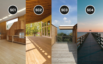 Connettori per travi in legno resistenti alla corrosione